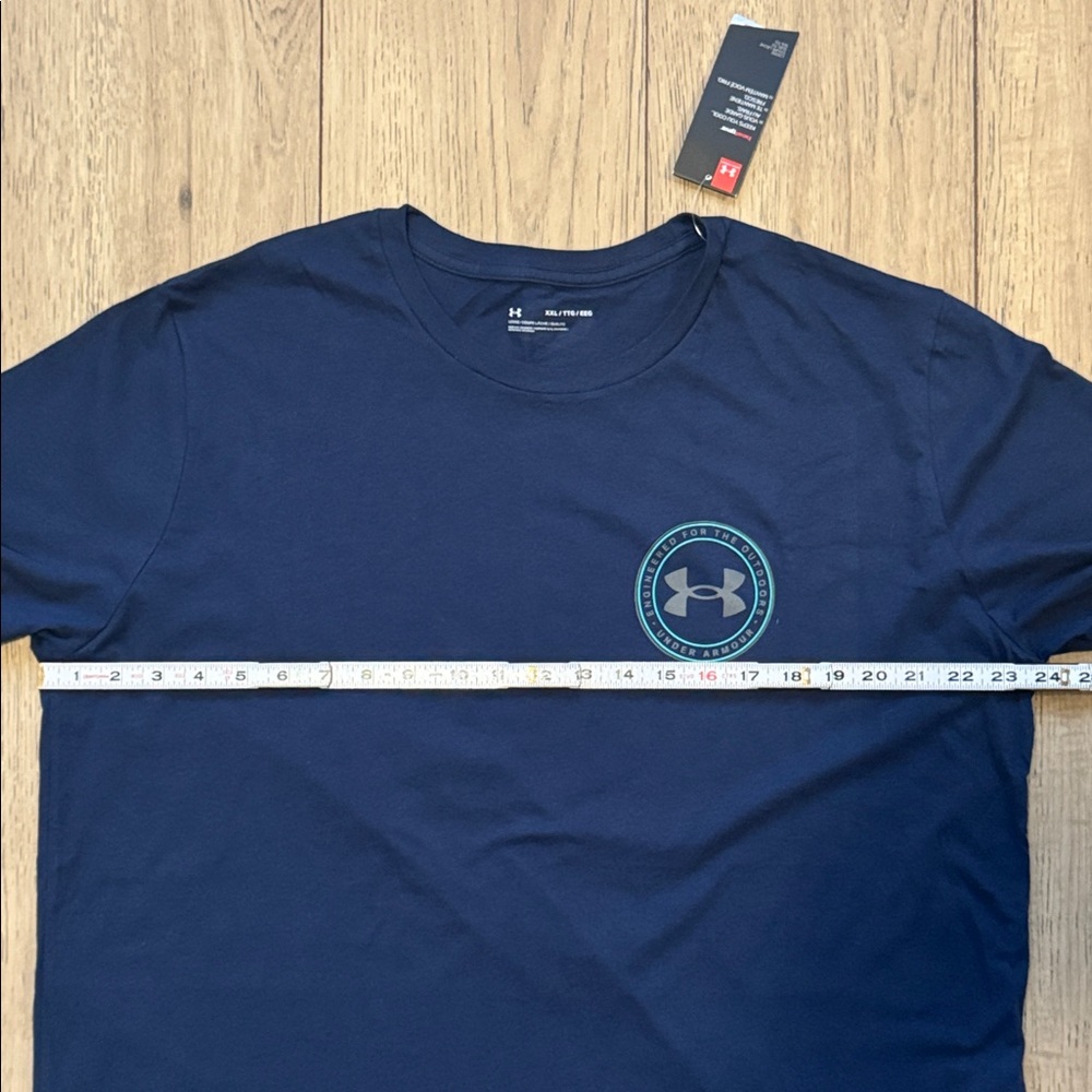 Under Armour Mountain Hiking Engineered for the Outdoors Blue T-Shirt Men’s 2XL - Picture 7 of 9